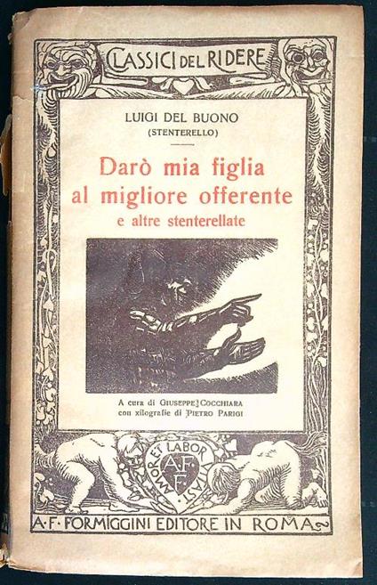 Darò mia figlia al migliore offerente e altre stentellerate - Luigi del Buono - copertina