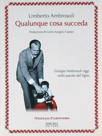 Qualunque cosa succeda - Umberto Ambrosoli - copertina