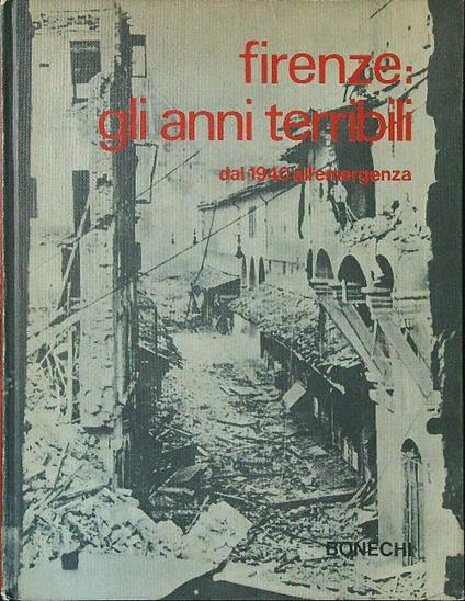Firenze Gli anni terribili - Piero Pieroni - copertina