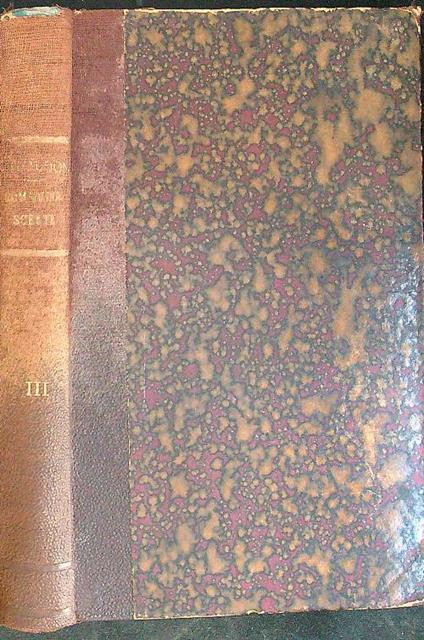 Commedie scelte III - Carlo Goldoni - copertina