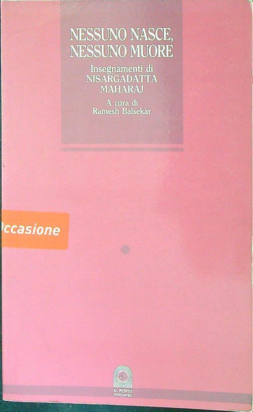 Nessuno nasce, nessuno muore - Ramesh Balsekar - copertina
