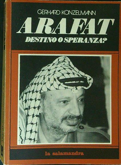 Arafat - Gerhard Konzelmann - copertina
