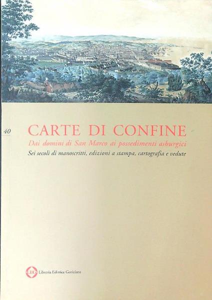 Carte di confine - aa.v.v - copertina