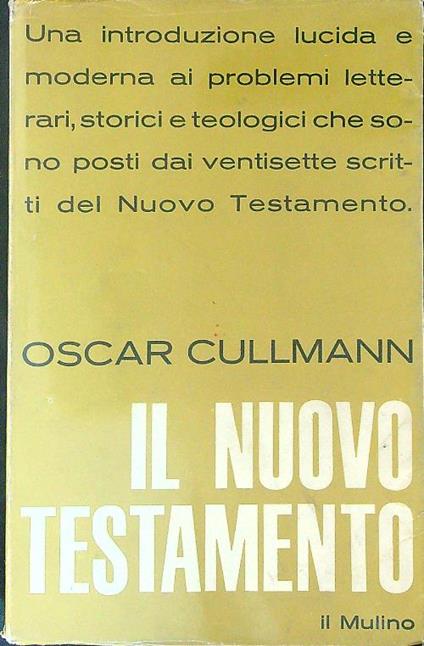 Il  nuovo Testamento - Oscar Cullmann - copertina