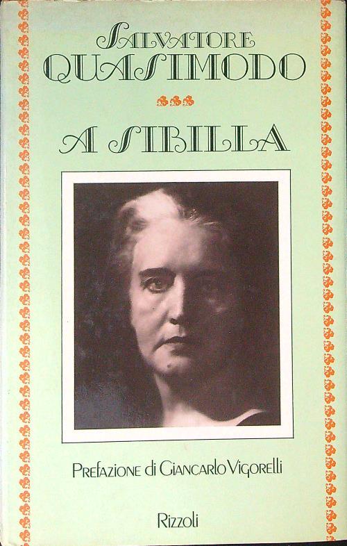 A sibilla - Salvatore Quasimodo - copertina