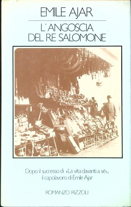 L' angoscia del Re Salomone - Émile Ajar - copertina