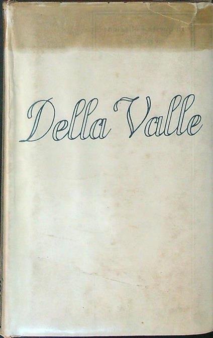 Della Valle Tutte le opere - Federico Della Valle - copertina