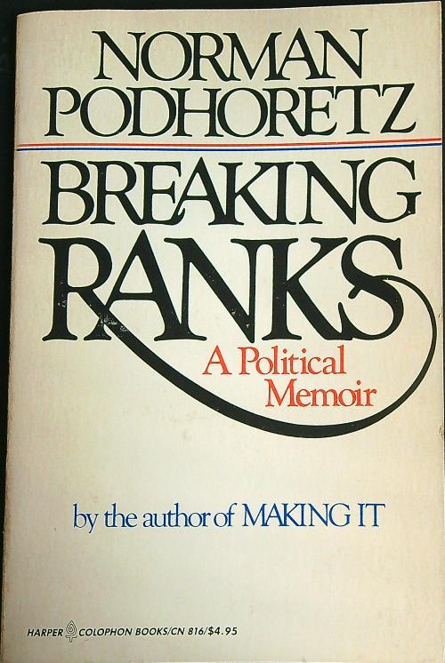 Breaking Ranks - Norman Podhoretz - copertina
