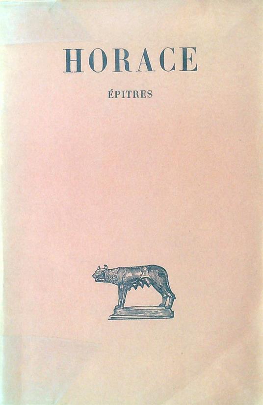 Épîtres - Horace  - copertina