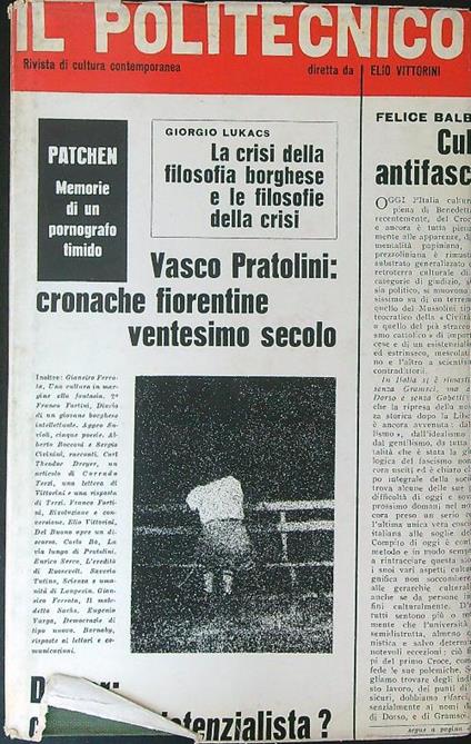 Il  Politecnico - Elio Vittorini - copertina