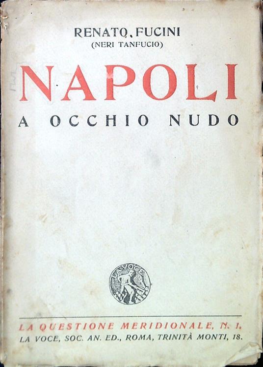 Napoli a occhio nudo - Renato Fucini - copertina