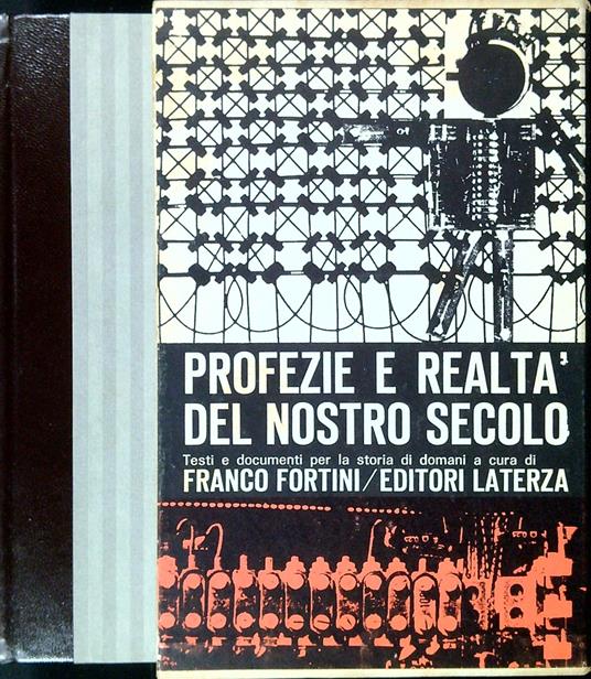 Profezie e realtà del nostro secolo - Franco Fortini - copertina