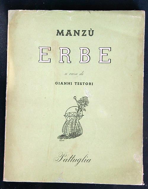 erbe  - Manzù - copertina