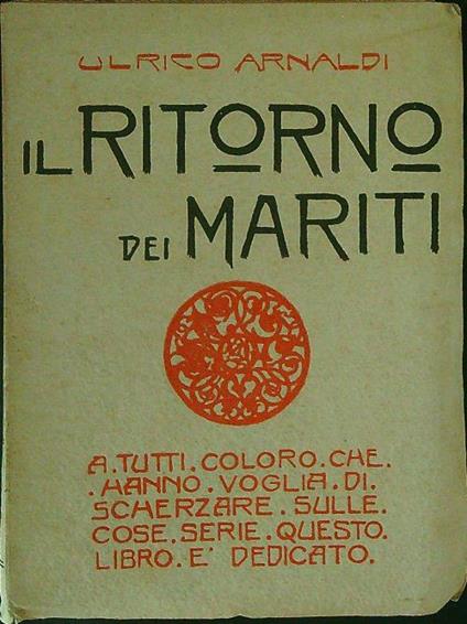 Il  ritorno dei mariti - Ulrico Arnaldi - copertina