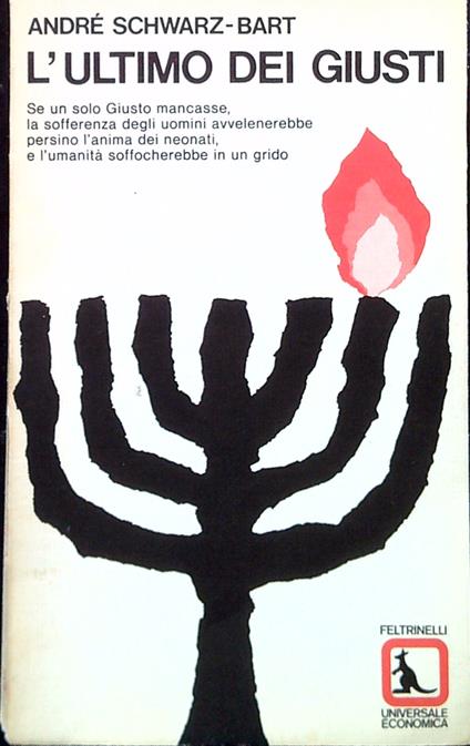 L' ultimo dei giusti - André Schwarz-Bart - copertina