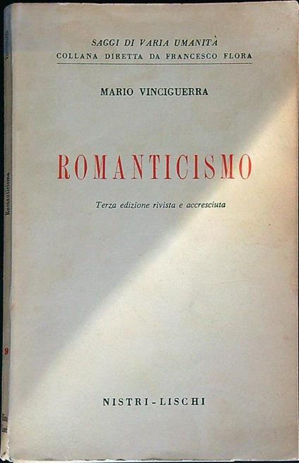 Romanticismo  - Mario Vinciguerra - copertina