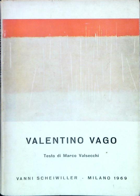 Valentino Vago - Marco Valsecchi - copertina