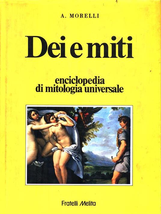 Dei e miti - A. Morelli - copertina