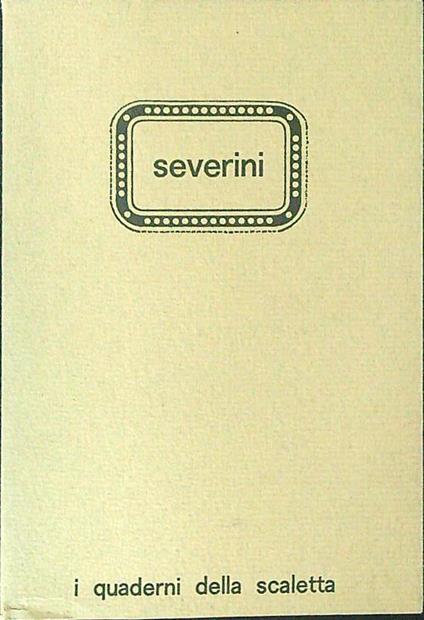 Severini - copertina