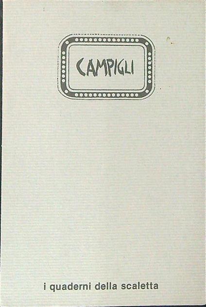 Campigli - Floriano De Santi - copertina