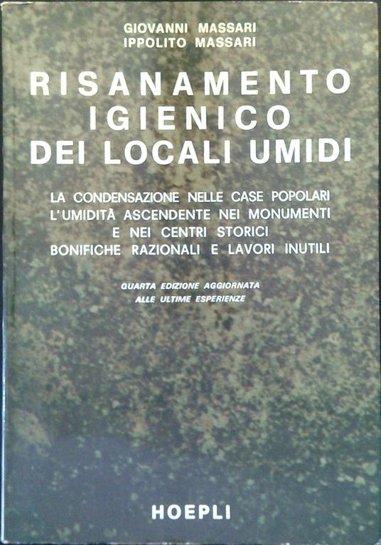 Risanamento igienico dei locali umidi - Giovanni Massari - copertina