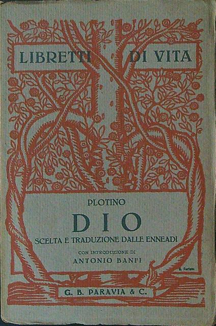 Dio - Plotino - copertina