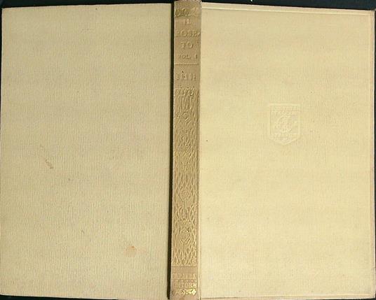 Il roseto  vol 1 - Saadi  - copertina