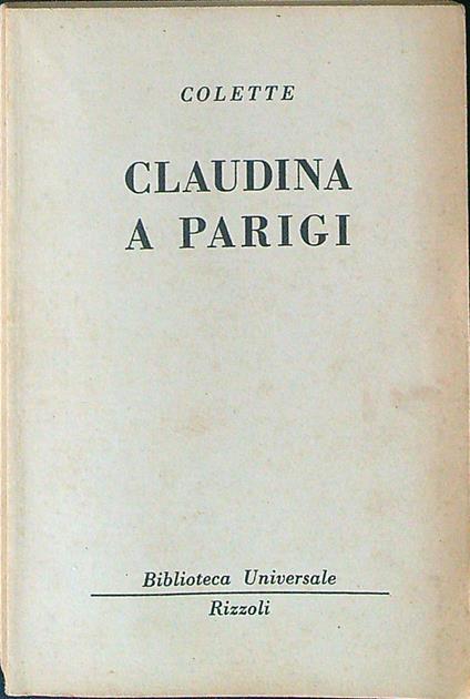 Claudina a Parigi - Colette - copertina