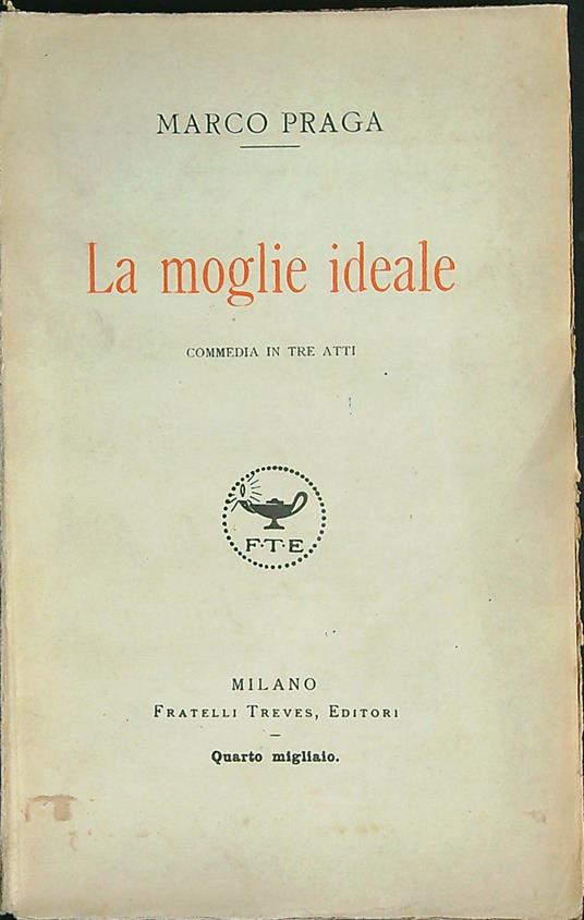 La moglie ideale - Marco Praga - copertina