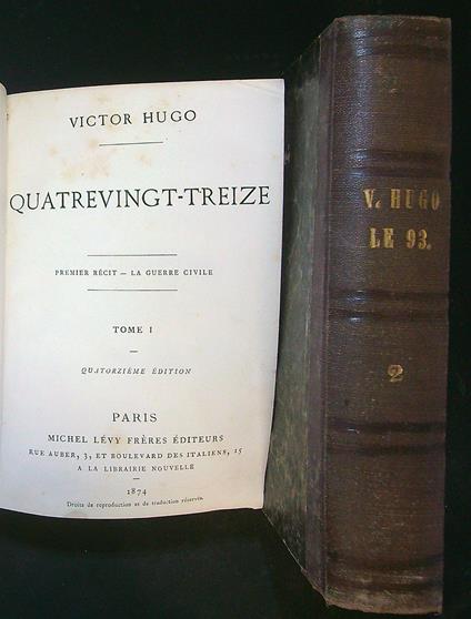 Le 93 - Victor Hugo - copertina