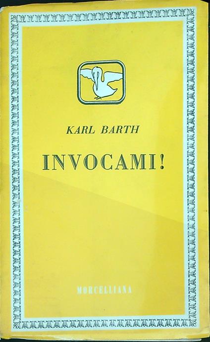 Invocami! - Karl Barth - copertina