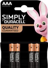 Batterie Mini Stilo AAA Simply LR03 MN2400 1Cnf/5pz