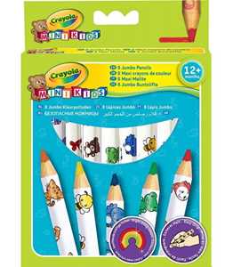 Cartoleria 8 Maxi Matite Colorate Mk Crayola