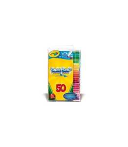 Cartoleria 50 Pennarelli Superpunta Lavabili Crayola