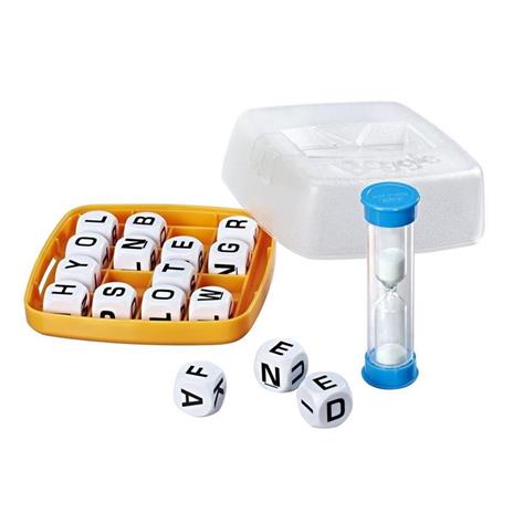 Hasbro Gaming - Boggle, Gioco di società da viaggio, per riflessione rapida, versione francese - 4