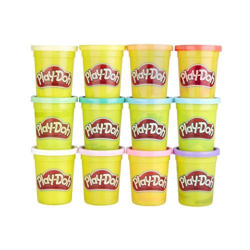 Play-Doh - Set da 12 vasetti di pasta da modellare colori primaverili (peso singolo vasetto 113 gr) - 3