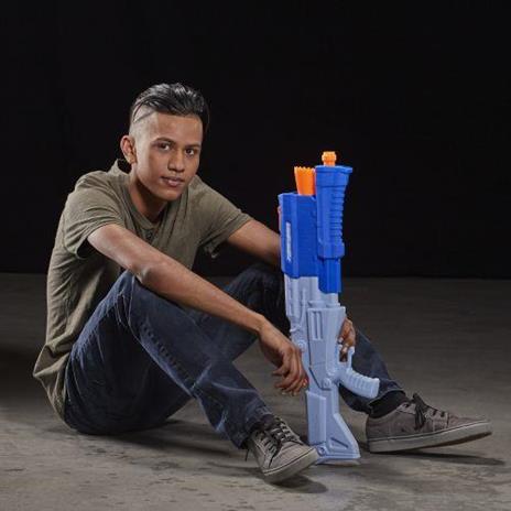 Nerf Super Soaker - Fortnite TS-R (blaster ad acqua, azionamento a pompa, capacità serbatoio 1 litro). - 7