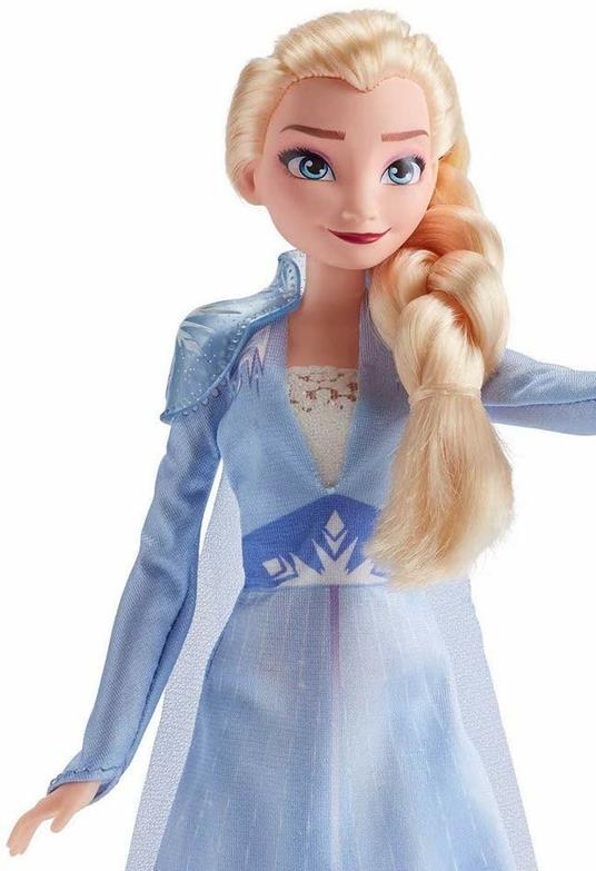 Frozen 2. Elsa (Fashion Doll con capelli lunghi e abito blu, ispirata al film Diensy Frozen 2) - 4