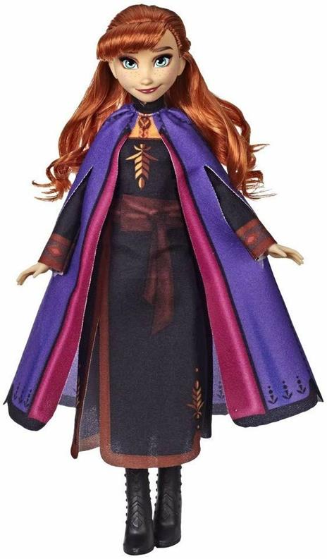 Frozen 2. Anna (Fashion Doll con capelli lunghi e abito blu, ispirata al film Disney Frozen 2) - 2