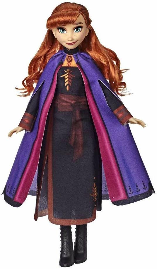 Frozen 2. Anna (Fashion Doll con capelli lunghi e abito blu, ispirata al film Disney Frozen 2) - 2