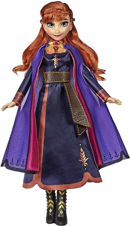 Frozen 2. Anna cantante (bambola elettronica con abito viola, ispirato al film Disney Frozen 2) - 2