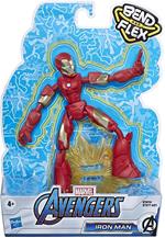 Avengers. Iron Man Bend and Flex (Action Figure Flessibile 15cm)