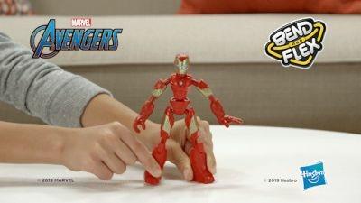Avengers. Iron Man Bend and Flex (Action Figure Flessibile 15cm) - 4