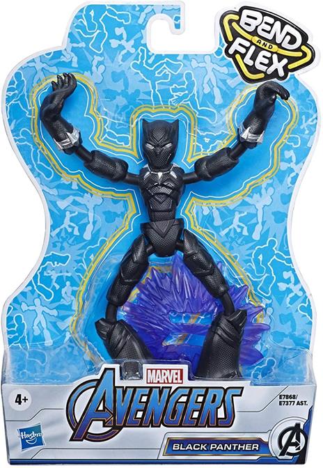 Avengers. Black Panther Bend and Flex (Action Figure Flessibile 15cm)