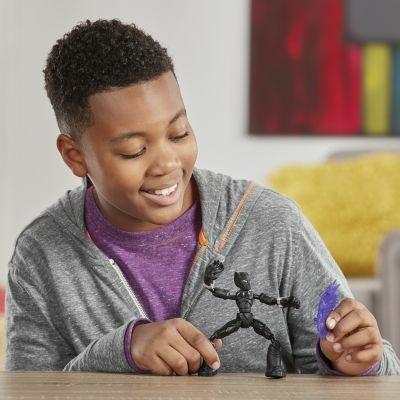 Avengers. Black Panther Bend and Flex (Action Figure Flessibile 15cm) - 9