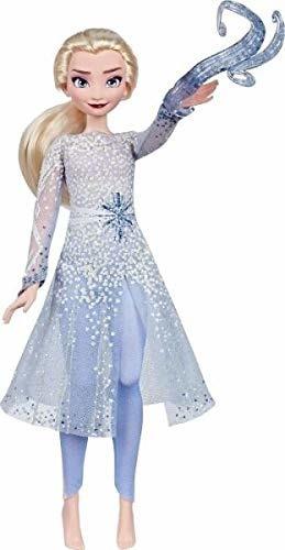 Frozen 2. Elsa Potere di Ghiaccio (Fashion Doll con luci e suoni ispirata al film Disney Frozen 2)