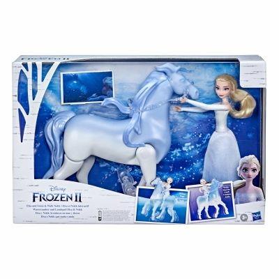 Hasbro Disney Frozen Elsa e il cavallo Nokk elettronico (bambola