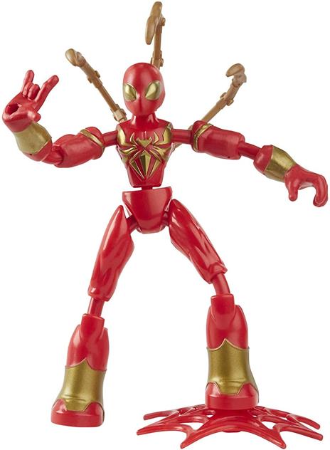 Spider-Man. Iron Spider Bend and Flex (Action Figure Flessibile 15cm) - 2