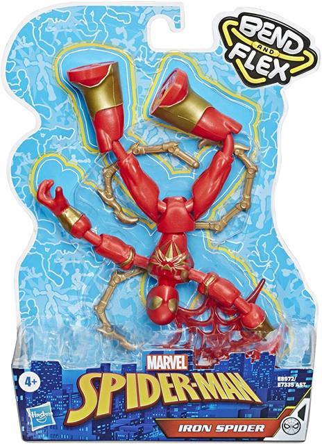 Spider-Man. Iron Spider Bend and Flex (Action Figure Flessibile 15cm) - 3