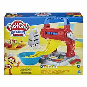 Giocattolo Play-Doh Kitchen Creations - Set per la Pasta, playset con 5 vasetti di pasta da modellare Hasbro